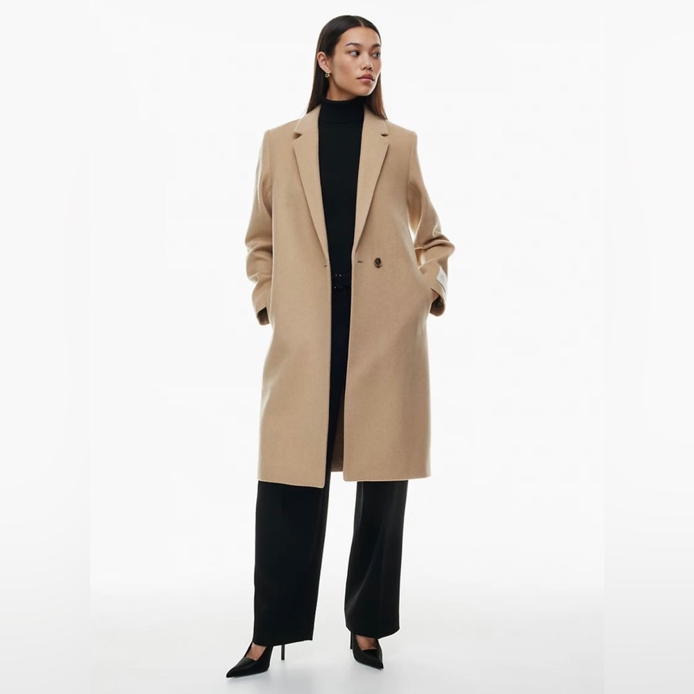 Aritzia Babaton Wool and Cashmere Coat Size L